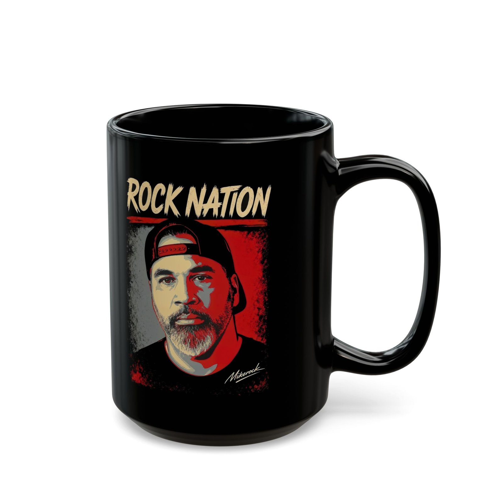 Rock Nation Black Mug - Image 5
