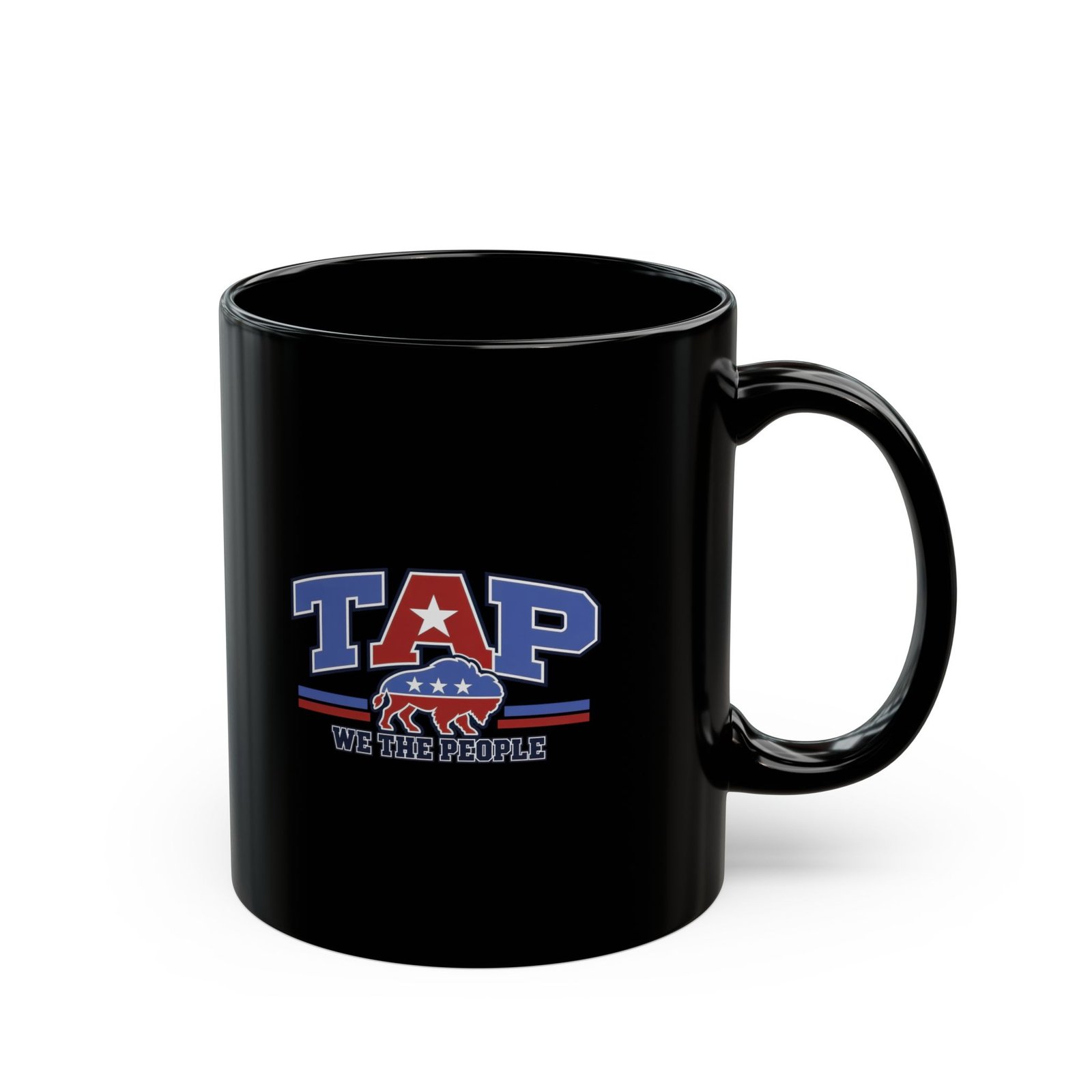 TAP Bison Black Mug
