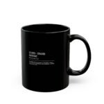 Common Sense Black Mug